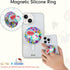 Sonix Magnetic Phone Grip, Removable Silicone Ring Loop Holder | Compatible with MagSafe | Hello Kitty Stickers...