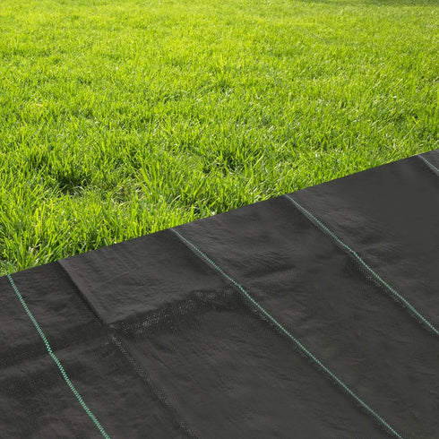 Garden Weed Barrier Landscape Fabric Heavy Duty 3ft x 3ft (1 x 1 Meters) Sheet, Weed Block Ground Cover Gardening Mat for Outdoor Courtyard Flower...