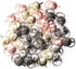 Ruwado 40 Pcs Metal Brad Fasteners with Pull Rings Large Paper Fasteners for DIY Art Crafting Project Drawer Decorative Scoreboard Kitchen Bathroo...