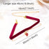 14K Gold Plated Red Heart Cross Velvet Double Choker Necklace for Women Goth 90s Chokers Aesthetic Necklace Gothic Jewelry Bow Kawaii Chocker Acce...