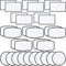 30 Pieces Sublimation Patches Fabric Iron-on Blank Patches 3 Shapes Repair Embroidery Sublimation Blank Hat Embroidery for DIY Crafts, Caps Clothe...