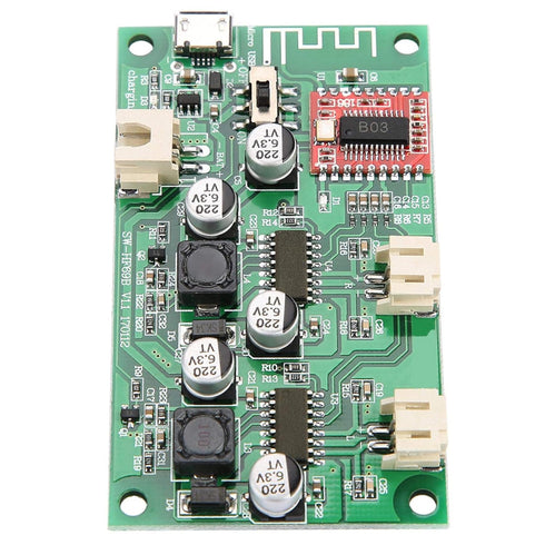 DC 5V/3.7V Lithium Battery Dual Channel 2x6W Micro USB Port Bluetooth Amplifier Board for Building Electronics Projects...