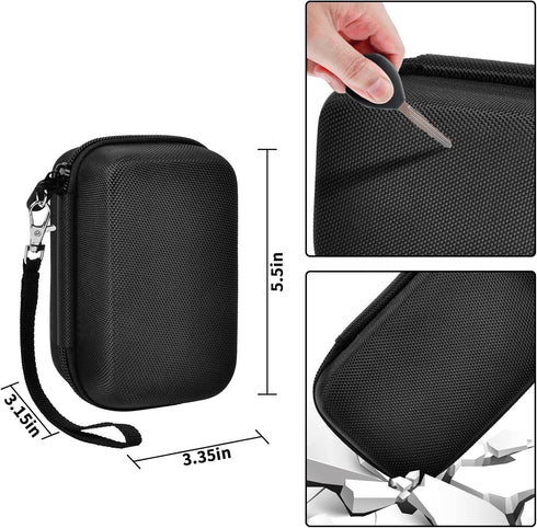 Comecase Digital Camera Carrying Case Compatible with CAMKORY/for VAHOIALD/for Canon PowerShot G7X/ for Kodak Pixpro/for Sony DSCW800 Compact Smal...