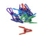 30 Pcs 2 Inch 10 Different Random Colors Chip Clips, PVC Coating High Elasticity Strength Clothes Pins, Food Clips and Bag Clips...