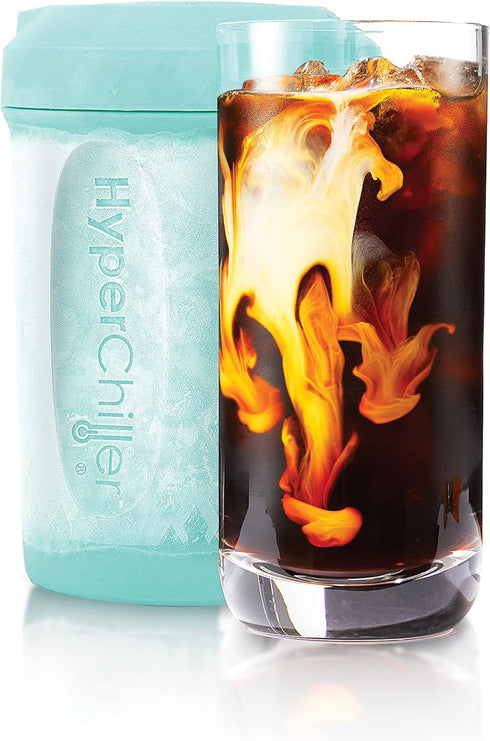 HyperChiller HC2AS Patented Iced Coffee/Beverage Cooler, NEW, IMPROVED,STRONGER AND MORE DURABLE! Ready in One Minute, Reusable for Iced Tea, Wine...