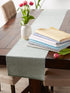 DII Eco-Friendly Fine Ribbed Collection Table Runner, 13x72, Storm Blue...