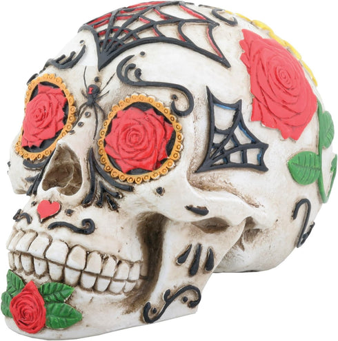 YTC Day of The Dead DOD Tattoo Sugar Skull Head Display Decoration...