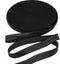 Wide Elastic Ribbon Band Fold Over Stretch Foldover Elastics Trim Sewing Ribbon for Hair Ties Headbands Hair Bows DIY Craft(5/8 Inch x 25 Yard,Bla...
