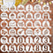 JULBEAR Birthday Cookie Stencils, 36 Pieces Reusable Coffee Decoration Stencils Templates Tools for Cookies Baking Painting Dessert Decoration DIY...