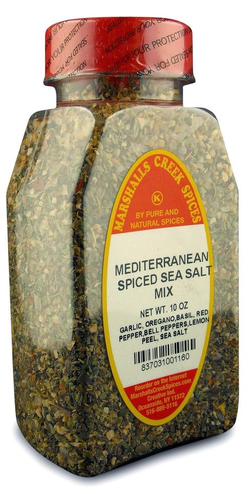 MEDITERRANEAN SPICED SEA SALT MIX, spices, herbs, seasonings...