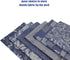 Fat Quarter Fabric Bundles Pre-Cut Quilting Cotton Denim Assortments Craft Cloth Bundle Squares DIY Sewing Crafting Rose Flavor(Geometry 6pcs,18 b...