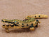 Alilang Yellow Golden Tone Green Rhinestones Alligator Crocodile Brooch Pin...