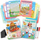 2 Pack Reusable Activity Game for Kids Ages 4-8, 8-12,Travel Games Include 56 Different Game,1-2 Players,Toy & Learning Tool for Road Trip Airplan...