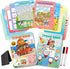 2 Pack Reusable Activity Game for Kids Ages 4-8, 8-12,Travel Games Include 56 Different Game,1-2 Players,Toy & Learning Tool for Road Trip Airplan...