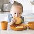 Tiny Twinkle Tableware 3 Pack Dish Set- BPA-Free Cups, Plates and Bowls Sets For Kids and Toddlers - Polypropylene Plastic Dinnerware Set (Sand, C...
