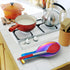 Homikit Rainbow Spoon Rest Holder for Kitchen Counter Stove Top, Stainless Steel Colorful Utensil Rest Ladle Spatula, Heavy Duty, Dishwasher Safe...
