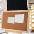 MAGICLULU Wooden Frame Message Board Pin Board for Wall Wood Easel Display Stand Memo Board Display Tripod Holder Stand Wood Tripod Easel Cork Mes...