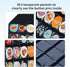 PACMAXI Wall Hanging Badge Button Pins Organizer Display Storage Stand, Enamel Pin Display Holder,hold Up To 36 Pins (Black)...