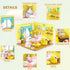 Easter Friends House Building Blocks Kit - 417 Pcs Easter Bunny Easter Toys Building Sets , Easter Basket Stuffers Easter Egg Fillers Building Toy...
