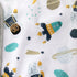 Plush Baby Blanket 30' x 40' Soft Fleece, Astronaut and Space Theme (Ashton) for Newborn & up, Grey...