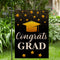 Congrats Grad Garden Flag, 2024 Graduation Flag, Kindergarten Primary/Middle School High School College Graduation Outdoor Yard Decor...