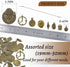 JIALEEY Antiqued Bronze Clock Face Charm Pendant, Wholesale Bulk Lots Mixed Gears Steampunk Charms Pendants DIY for Necklace Bracelet Jewelry Maki...