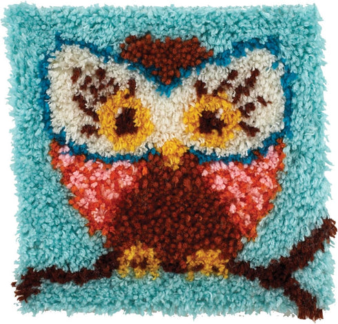 Wonderart Hoot Latch Hook Kit, 12" X 12"...