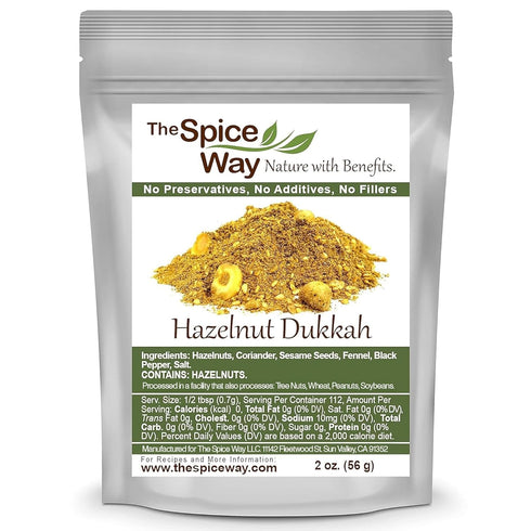 The Spice Way Hazelnut Dukkah - Traditional Egyptian Hazelnuts Spice Blend. No Additives, No Preservatives, No Fillers, Just Spices and Herbs We G...