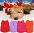 4 Pieces Fabric Dog Sweater with Leash Ring Winter Fleece Vest Dog Pullover Jacket Warm Pet Dog Clothes for Puppy Small Dogs Cat Chihuahua Boy (Re...