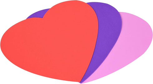 8-in. Foam Heart Shapes, 12-ct. Packs (Includes 4 red, 4 purple, 4 pink)...