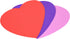 8-in. Foam Heart Shapes, 12-ct. Packs (Includes 4 red, 4 purple, 4 pink)...