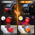 Led Tail Light LED Brake Turn Signal Rear Light Low Profile Smoked Taillights Compatible with Harley Davidson Dyna Sportster 883 1200 Road King...
