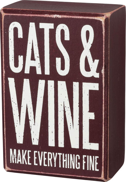 Primitives by Kathy Set Gift Socks, Cats & Wine (105539)...