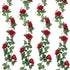 Syhood Artificial Rose Garlands Rose Vines Leaves Banners Hanging Fake Floral Garland Flower Vine for Wedding Arch Ceremony Home Garden Outdoor Pa...