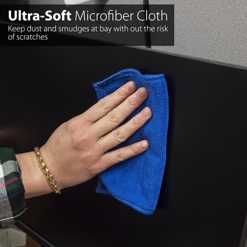 Universal Screen Cleaning Kit, Microfiber Cloth + 2 Sided Brush + Non-Streak Solution Spray [for TV, Laptops, PC Monitors, Smartphones, Tablets, C...
