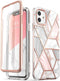 i-Blason Cosmo Series Case for iPhone 11 (2019 Release), Slim Full-Body Stylish Protective Case with Built-in Screen Protector, Marble, 6.1''...