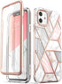i-Blason Cosmo Series Case for iPhone 11 (2019 Release), Slim Full-Body Stylish Protective Case with Built-in Screen Protector, Marble, 6.1''...