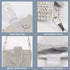 QZUnique Rhinestone/Sequin Bucket Bag with Jewelry Set Women Silver Bling Evening Handbag Glitter Diamond Cell Phone Purse...