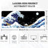 Gaming Laptop Mouse Pad,Sea Wave Big Mice Pads PC Keyboard Waterproof and Non-Slip 31.5 x 11.8inches 3mm Thick XL,XXL Rubber Table Mat, Kanagawa S...