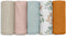 Muslin Receiving Blankets, Neutral Blanket Swaddling for Newborn Boys and Girls, 5 Pack Breathable and Skin-Friendly Swaddle Wrap for Infant Baby ...