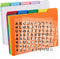 Lewtemi 50 Pieces Index Card Dividers Index Card Guide Set with Tabs Alphabet Tabbed Index Cards Guides Self Adhesive Number Stickers for Office R...