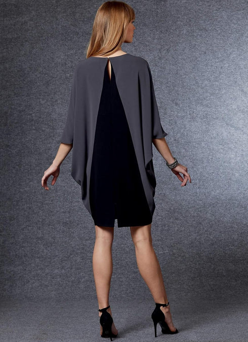 Vogue Patterns V1720A MISSES DRESS, A (S-M-L-XL-XXL), white...