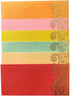 Jhintemetic® - Pack of 25 Matellic 5 Colours of 5 Each Randomly Picked Colourful Designer Shagun Lifafa/Money Gift Envelope with Golden Ambi for G...