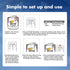 2 for Chamberlain LiftMaster Craftsman Garage Door Opener Remote Keychain 893LM 893Max 971LM Universal...
