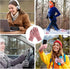4 Pairs Women's Touchscreen Winter Gloves - Fashion Knit Mittens with Thick Cuffs for Cold Weather...