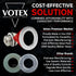 VOTEX-Made in USA- Oil Drain Plug Crush Washer M14 14MM, Gasket Seal Ring - Fits Acura, Honda, Kia, Hyundai and More, 20 Pack, 94109-14000, 007603...