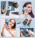 SHANSHUI Phone Card Holder, Ultra Slim Phone Wallet Stand Silicone Sticky Business Credit Card ID Holder for Back of Phone Compatible with iPhone ...