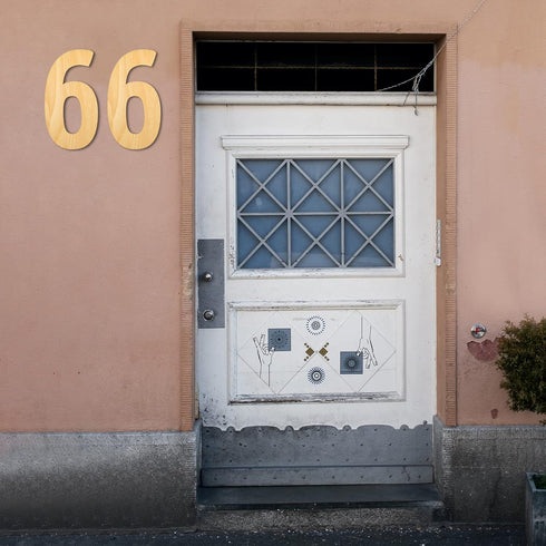 Luter 17 Inch Blank Wooden Number 0 Unfinished Wood Slices Sign Board for DIY Craft Projects Home Sign Wall Birthday Wedding Party Decoration (0)...