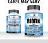 Biotin 20,000mcg with Keratin, Coconut Powder and Zinc, Hair Growth Supplements, Biotin Supplements, Healthy Hair Skin & Nails for Adults,120 Vegg...