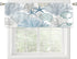 Ocean Beach Valances Kitchen Curtains Nautical Coastal Starfish Seashell Window Drapes Blue Sea Underwater Bedroom Bathroom Living Room Treatment ...